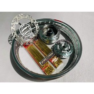 Rim Set Xrm110,Xrm125,Wave125,Wave100 Disctype