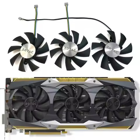 NEW 87MM 4PIN GA92S2U GTX 1080TI AMP GPU Fan，For ZOTAC GTX 1080 TI AMP Video Card Cooling Fan