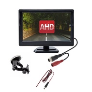 5 inch AHD screen with GX12 plug displays truck reversing camera