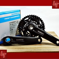 Crank Set Shimano MT500 40T 3 Speed Material Alloy Gir Sepeda Gear