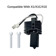 ชุดประกอบ V2ด้วย Hotend สำหรับ Bambu P1S ห้องแล็บ P1P X1C X1ด้วยฮีตเตอร์เทอร์มิสเตอร์0.4หัวฉีดอุปกรณ