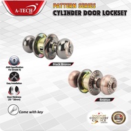 A-Tech Pattern Series Cylinder Door lockset, 2 Pattern option