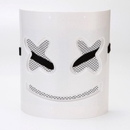 Marshmello mask DJ topeng Halloween marshmallow