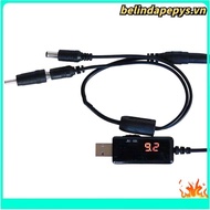 9/12V-1 to 2 Power Bank Step-Up Cable 9V/12V Power Supply Cable 9V/12V Step-Up Cable Power Bank to R