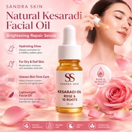 Natural Kesaradi Facial Oil Rose Ayurvedic Herbal Root Extract Brightening Repair Serum For Dry Dull