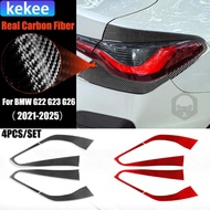 Carbon Fiber Car Accessories Taillight Panel Modified Exterior Trim Cover Sticker For BMW 4 Series 4