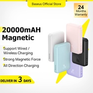 Baseus 20000mAh/10000mAh/5000mAh PD 20W Power Bank USB Type C Mini Magnetic Wireless Charge with Aut