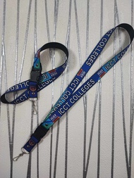 ICCT COLLEGES id lace lanyard id sling lanyards onhand cod
