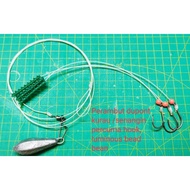 💥Perambut 2 mata 3 mata sulam dupont senangin/kurau,jenahak,kerapu untuk pantai,muara,laut kolam per