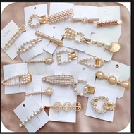 0ne piece Pearl Diamond Hair Clip Korean Side Clip Wild Bangs Hairpin