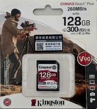 Kingston Canvas React Plus UHS-II SDXC 128g