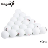 REGAIL 60 Counts 3-star Practice Table Tennis Ping Pong Ball for Advanced Training