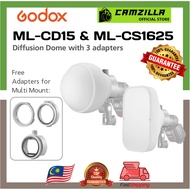 Godox ML-CD15 & ML-CS1625 for Speedlite V1/TT600/685II/V850III/V860II/III AD200Pro AD300Pro