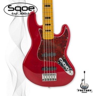 Sqoe JB5BS-300 | กีตาร์เบส 5สาย สไตล์ JB Jazz bass ราคาเริ่มต้น ✨มีเก็บปลายทาง