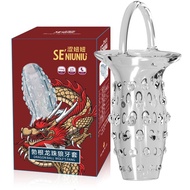 Burgun Dragon Ball Dragon Pattern Spike Sleeve Men's Locking Fine Collar Bold Sleeve