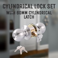 CYLINDRICAL DOOR LOCK SET 587SS 60MM / CYLINDRICAL LATCH 70MM