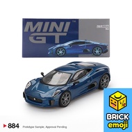 Mini GT 884 Jaguar C-X75 Blue LHD 1/64