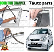 Original Spec Perodua VIVA door Glass Run channel Getah Pintu Cermin