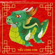 Paper handmade Dragon Model - Hello Xuan Giap Gian 2024