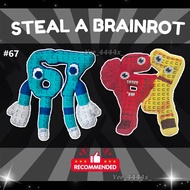 67 Steal a Brainrot Plush Toy Stealing brain-dead Game Characters Stuffed Doll for Boys Girls Teens 