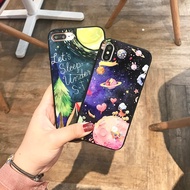 Cartoon Planet Glass Case for iphone 6/6S/6Plus/6SPlus/7Plus/8Plus/X/XS/Xsmax/11/11pro/11pro max 12p