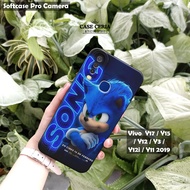 Case For Vivo Y17 / Y15 / Y12 / Y3 / Y12i / Y11 2019 – S0nic Motif Casing 01 - Softcase Pro Camera