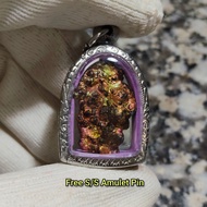 Gold Leklai Pendant 金力泥吊坠 Leklai Amulet 马来西亚力泥 100% Natural Leklai