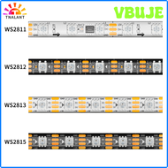 VBUJE WS2812B WS2811 WS2813 WS2815 30/60/144 Leds /M RGB แถบไฟ LED WS2812สามารถระบุที่อยู่รายบุคคลได