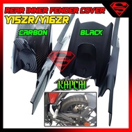 REAR HUGGER YAMAHA Y15 Y16 Y15ZR Y16ZR CHAIN COVER RANTAI COVER INNER FENDER CARBON / BLACK