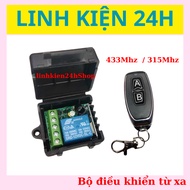 1-channel remote controller with 2-button remote Frequency 433Mhz - 315Mhz - remote control