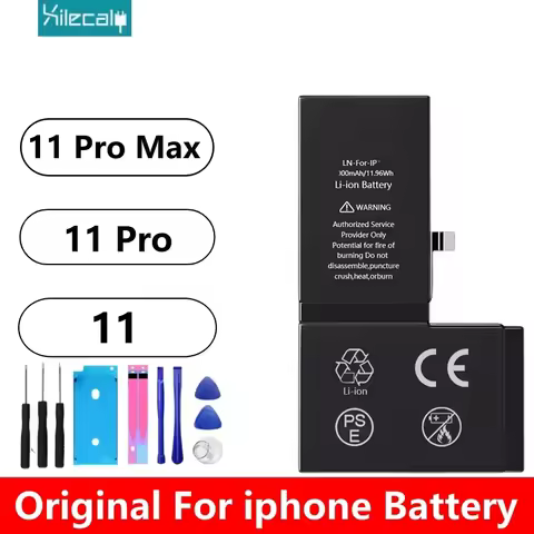 Xilecaly Real High Capacity Battery For iPhone 11 Pro Max 11 Original Quality Replacement For iphone