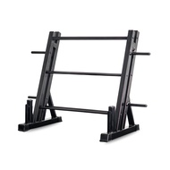 HOMEFITTOOLS Set of 6 pairs of square dumbbells (2.5-15 kg) with rack R603 - Homefittools