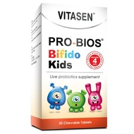 Vitasen Pro-Bios Bifido Kids (Live Probiotics) 30's Chewable Tablets