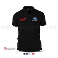 Polo Tee Shirt Cotton Subaru WRX STI WRC Rally Version 7 8 9 GRB Baju T-Shirt Lelaki Men Sulam M-3XL