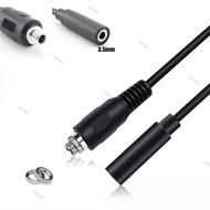 20cm 3.5mm Aux Stereo female to Female Screw Headphone Extension connector Cable Cable Audio Power W