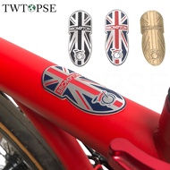 TWTOPSE Bicycle Head Badge Decal Head Stem Sticker For Brompton Folding Bike 3SIXTY PIKES