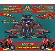 Soul GT sticker, Soul GT motorbike sticker, full body motorbike decal, Soul GT motorbike sticker, ya