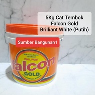 TERLARIS Cat Tembok putih Brilliant White 5 kg FALCON GOLD dinding 5kg triplek