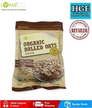 Lohas Organic Rolled Oats 500g