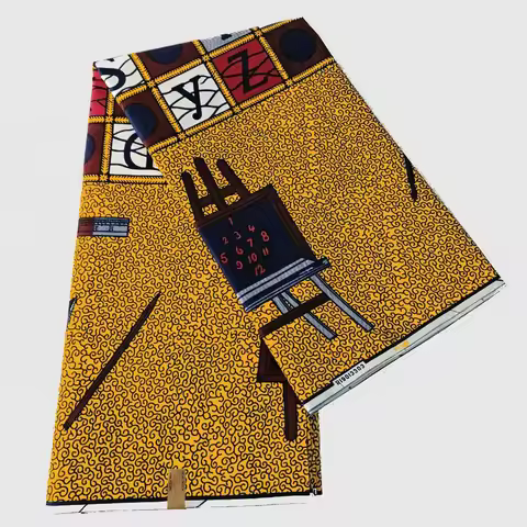 Item No.B4-2 Classical design wax printed fabric 100% cotton ABC wax ankara fabric nigeria loincloth