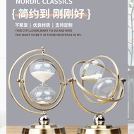 Hardware Hourglass Globe Rotating Premium Sense Timer Hourglass Desktop Glitter Timer Decoration Hou