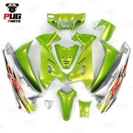 PUGParts ชุดสีwave125R หัวแหลม ชุดสีเวฟ125R ปี2005 (ชุด12ชิ้น) กุญแจกลม/กุญแจนิรภัย(กุญแจเล็ก/ใหญ่) 