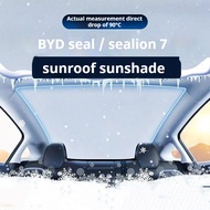 For BYD seal/sealion 7 sunroof sunshade electrostatic adsorption roof canopy thermal insulation suns