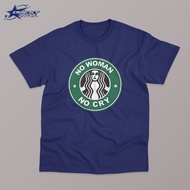 DBest | No Woman No Cry T-Shirt Cool Aesthetic T-Shirt/ Combed Cotton T-Shirt/ Unisex T-Shirt/ Men's