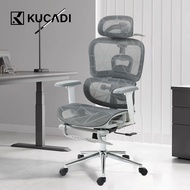 KUCADI Ergonomic Chair Kerusi Ergonomic Office Chair Computer Chair Adjustable Kerusi Office【5-Year 