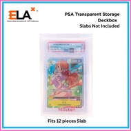 [ELA] Transparent PSA Slab Storage Deckbox – Holds 12 Slabs