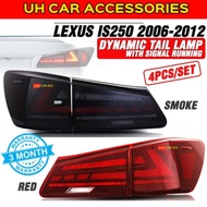 935 LEXUS IS250 2006 - 2012 DYNAMIC TAIL LAMP WITH RUNNING SIGNAL