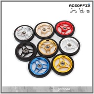 Aceoffix 56mm 1 PAIR Easy Wheel for Pikes 3sixty Camp Royale trifold bike
