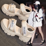 Plover's Elevating Comfort Thick Sole Summer Sandals - Stylish Beachwear