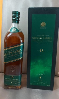 Johnnie Walker Green Label 15 Years Old discontinued 1l